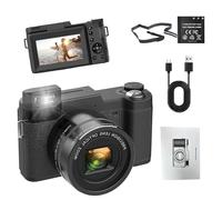4K Camera for Photography 40X Optical Zoom Vlogging with 48 Megapixel Sensor,Multifunctional Portable Camera,Photographing Supplies Charging Cable Video