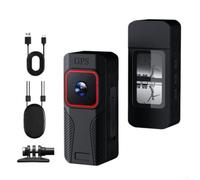 4K Compact Action Camera, Magnetic Mount For Easy Attachment, High-Resolution Video Capture, Great For Vloggers And Extreme Sports Enthusiasts