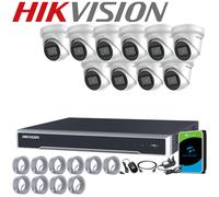 4K DarkFighter at Night 8MP HIKVISION CCTV Network CAMERA IP POE SYSTEM FULL Kit