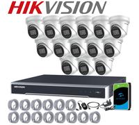 4K DarkFighter at Night 8MP HIKVISION CCTV Network CAMERA IP POE SYSTEM FULL Kit