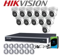 4K DarkFighter at Night 8MP HIKVISION CCTV Network CAMERA IP POE SYSTEM FULL Kit