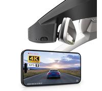 4K Dash Cam Custom fit for Volkswagen Tiguan 2018-2024 Gen2 AD/BW (Model B Black), Integrated OEM Look, UHD 2160P Video, App & WiFi, Loop Recording, Easy to Install, 64GB Card