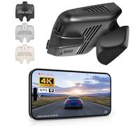 4K Dash Cam for Mercedes-Benz C-Class Gen4 W/S/C/A 205 2015-2021(Model B Black), C200 C250 C300 etc, OEM Look, UHD 2160P, WiFi & APP, Loop Recording, G-Sensor, Easy to Install, 64GB Card