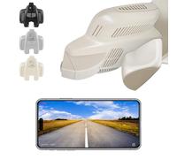 4K Dash Cam for Mercedes-Benz E-Class W213 Gen5 E-Class 2017-2023 & E53 E63 AMG 2018-2024(Model D Beige), OEM Look, UHD 2160P, WiFi & APP, Loop Recording, Easy to Install, 64GB Card