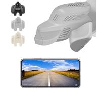 4K Dash Cam for Mercedes-Benz E-Class W213 Gen5 E-Class 2017-2023 & E53 E63 AMG 2018-2024(Model D Gray), OEM Look, UHD 2160P, WiFi & APP, Loop Recording, Easy to Install, 64GB Card