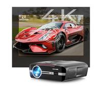 4K Daytime Projector 2300 ANSI Bright Room Home Theater Smart Projectors with DSP Sound, Auto Focus, NFC for Easily Casting, Gaming Projector for Daylight Viewing Outdoor Movie Night