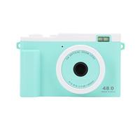 4K Digital Camera, 1080P 48MP Point and Shoot Camera, Vlogging Cam with 15x Optical Zoom & LED Flash, WiFi Transfer, Gift for Kids Adults Beginner (Green)
