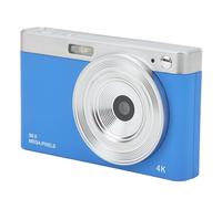 4K Digital Camera, 16X Zoom 50MP AF Autofocus Vlogging Camera, 2.88in IPS HD Mirrorless Camera with battery, LED Fill Light Portable Mini Compact Camera for Macro Shooting, Teens, Students(Blue)