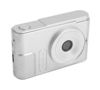 4K Digital Camera, 16x Zoom Video Camera Camcorder Anti Shake with 2.4 Inch Screen, 48MP Portable Compact Travel Camera for Photography Vlogging (Silver)