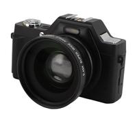 4K Digital Camera, 20X Zoom Video Camera Camcorder Auto Focus with 2.88 Inch LCD Display, 58MP Portable Selfie Vlog Camera for Photography Live Streaming (Black)