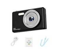 4k Digital Camera 48-megapixel Vlogging Camera for Photography Compact Pocket Camera Vintage Digital Camera Travel Camera Vlog Camera with 8X Digital Zoom 48mp, 2.4in LCD Screen, Flash Modes (Black)