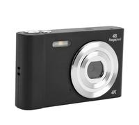 4K Digital Camera, 48MP 1080P HD 2.4 Inch IPS Screen 16X Digital Zoom, Expandable Storage, Compact Camera for Teens Kids for Photography Travel Vlogging (Black)