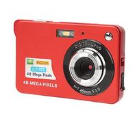 4K Digital Camera, 48MP 2.7 Inch LCD Portable Point and Shoot Digital Camera with Anti Shake, 8X Zoom for Photography and Video and YouTube Vlogging Red