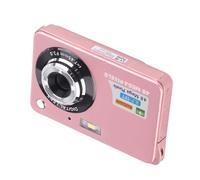 4K Digital Camera, 48MP, 2.7 LCD Display, 8x Zoom, Anti-shake, Vlogging and Photo Camera, Compact Size, for Pocket, Video and Mini Camera Lovers (Pink)