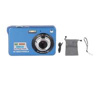 4k Digital Camera, 48mp Camera for Photography and Video Autofocus Anti-Shake, 2.7in Lcd Display 8x Zoom Compact Camera with USB Cable, Storage Bag Hand Rope (Blue)