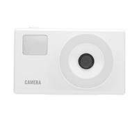 4K Digital Camera 48MP HD 16x Zoom WDR Stabilization Music Beauty Retro Compact Camera with Fill Light for Teens Students (White)