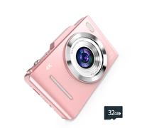 4K Digital Camera - 48MP Photos 32GB SD Card & Lanyard Included - Cameras for Photography, Vlogging Camera, Film Camera, Mini Camera, Small Camera Gift for Kids, Girls, Students & Teens