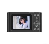 4K Digital Camera 48MP, With 16X Zoom Anti-Shake 2.4 Inch Screen Video Camera With Flash Face Detection For Students Beginner(Black)