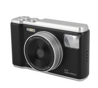 4K Digital Camera, 50MP Autofocus Vlogging Camera with LED Flash, 16X Digital Zoom Compact Camera, Anti Shake Travel Camera for Kids, Adults, Teens (Black)