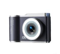 4K Digital Camera, 50MP Lightweight Digital Camera With Autofocus, 2.4Inch Display 8X Zoom For Beginner Photography And Video(Black)