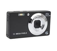 4K Digital Camera, 56MP 20x Digital Zoom Cheap Camera, 2.7 in Travel Camera, Built in Flash, Support Up to 128GB Storage Cards, Good Choice for Beginners (Black)