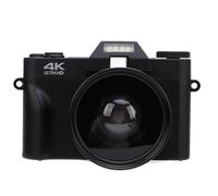 4K Digital Camera 60FPS 56MP 3in IPS Touch Screen 16X Zoom 270 Deg Rotation for Travel Camping