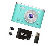 4K Digital Camera 6400W Pixeled 8X Zooming Featuring Night View Mode And 800mAh Rechargeable Battery For Outdoor Portable Digital Camera