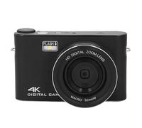 4K Digital Camera, 64MP Autofocus Vlog Camera for YouTube, Point and Shoot Camera with 18X Zoom, Campact Selfie Camera for Beginner (Black)