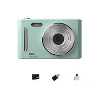 4K Digital Camera, 64MP CMOS Sensor, Retro CCD Style Portable Camera with 8x Digital Zoom, Webcam Function & Anti-Shake, for Beginners, Teens and Students(Green 32G)
