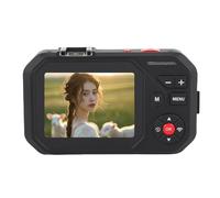 4K Digital Camera, 64MP Double Screens Compact Camera for Photography with 18X Digital Zoom, Accurate Autofocus, 2.8 Inch HD Screen, for School, Travel (Black)