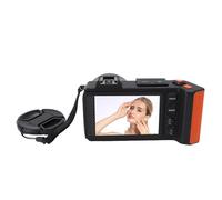 4K Digital Camera, 70MP F1.8 Auto Focus 50X Zoom Compact Point Shoot Vlogging Camera With Double Screen Flash, Built in Battery, for Teens Adult Beginner (Black)