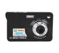 4K Digital Camera, 8X Zoom 48MP Digital Point and Shoot Camera, 2.7inch IPS Screen Anti Shake Vlogging Camera, Digital Camera for Kids Teens Adult Beginner Black
