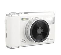 4K Digital Camera, Autofocus Digital Point and Shoot Camera with 16X Digital Zoom, Compact Portable Vlogging Camera for Photography 2.8 Inch Screen (White)