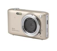 4K Digital Camera, Automatic Beauty Mode, 2.88 Inch IPS Screen, Small Teen Camera for Travel (Gold)