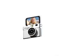 4K Digital Camera Built Around User-Friendly Focus Behavior and Flash-Assisted Scene Adaptation for Daily Use (White)