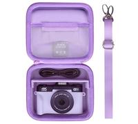 4K Digital Camera Case Compatible with CAMKORY/Lecran/VJIANGER/Duluvulu/VAHOIALD/AUREAPIX/Lecnippy/Zostuic/Kasukani/XNSIAKXA/FLATIC/TEFTYMON/FlyFrost 4K Vlogging Camera with Shoulder Strap,Purple