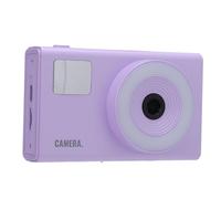 4K Digital Camera, CCD Vintage Camera 48MP Portable Travel Camera with 2.4 Inch Screen, 16X Digital Zoom, Anti Shake, AF Autofocus for Beginners, Teenagers, Students (Purple)