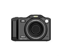 4K Digital Camera, Dual Front Rear Cameras 2.8" HD Display 18X Zoom WiFi Photo Video Sharing Via App XJ600(Black)