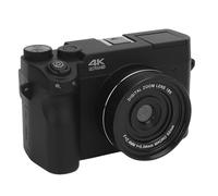 4K Digital Camera for Beginner Photography Autofocus, 75MP Vlogging Camera for YouTube Instant Sharing with Dual Lens and 18X Zoom (Black)