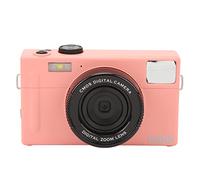 4K Digital Camera for Photography, 1080P 48MP Point and Shoot Camera, 16X Zoom Anti Shake Compact Small Camera, for Toddlers Adult Beginners (Pink)