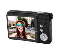 4K Digital Camera for Photography, 48MP Compact Point and Shoot Camera with 2.7in Screen, 8X Zoom Auto Focus Anti Shake Small Video Camera for Travel Birthday Gift (Black)