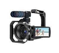 4K Digital Camera For Photography 48MP Compact Vlogging 3 Inch Rotatable Touch Screen'' 270° Flip Screen With Flash Takes Sharp Smooth(With 32GB Card)