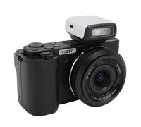 4K Digital Camera for Photography, 5K 30fps Mirrorless Vlogging Cameras 15X Hybrid Zoom 3.2 Inch Flip Screen White Balance Professional Camera (Black)