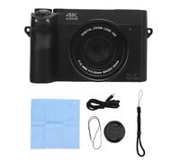 4K Digital Camera for Photography, 75MP Vlogging Camera with 18X Digital Zoom, 3 Inch UHD Screen WiFi Cameras, Autofocus Timed Photo Compact Travel for Teens Beginner (Black)