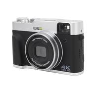 4K Digital Camera for Photography, Video Vlogging Camera 48MP 16X Optical Zoom Compact Camera 2.8 Inch Screen Anti Shake Autofocus Travel Video Camera for Outdoor (Black)