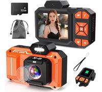 4K Digital Camera,HD 48MP 18X Zoom Anti Shake Auto Focus Kid Camera with 32G Card, Point and Shoot Camera Portable Video Camera for Kids, Teens, Beginners