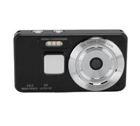 4K Digital Camera Portable, 1080P Camera, 18x Digital Zoom, Autofocus Anti Shake, Compact Travel Camera, for Kid Student Children Teen Girl Boy (Black)