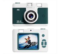 4K Digital Camera Retro Dual Lens CCD Instant Thermal Camer Green