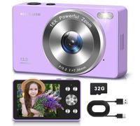 4K Digital Camera, VITALUXE FHD Kids Camera, Real 13MP 16x Zoom Autofocus, 2.83'' LCD Screen, Long Lasting, Compact Small Vintage Camera with 32G Card, Best Gift for Kids, Teens, Girl, Boy, Beginngers