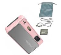 4K Digital Camera with 16X Zooming and Slide Cover Design, B | ABS Slide Cover Design with 2.8Inch Screen for Teens Intelligent Scene Detection for Students Photography